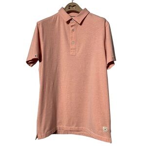 LINKSOUL | Men’s Delray Polo - Coral Heather - Sz‎ Small